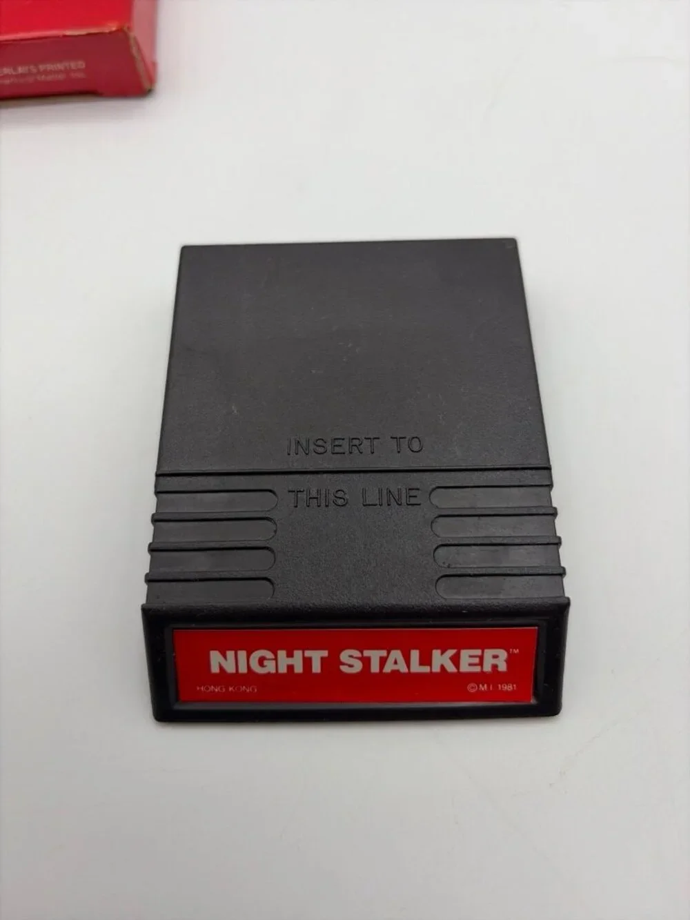 Night Stalker (Mattel Intellivision, 1982) Game Box and Manual Only Tested Works